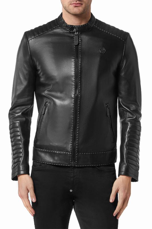 PHILIPP PLEIN Giacche di Pelle Codice prodotto: FABC MLB1572 PLE010N Prezzo Ridotto