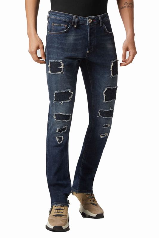 PHILIPP PLEIN Jeans Codice prodotto: FACC-MDT3547-PDE004N_09GD Offerta San Valentino