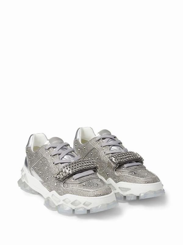 Jimmy Choo Sneakers Codice prodotto: DIAMOND X STRAMP SILVER Qualità Garantita