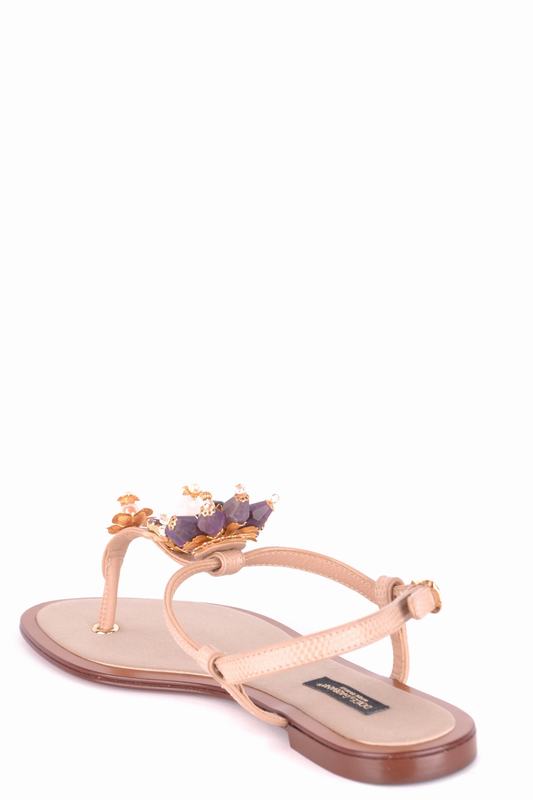 Dolce & Gabbana Sandali Codice prodotto: CQ0073 AD330 80703 SABBIA Sostegno trimestrale