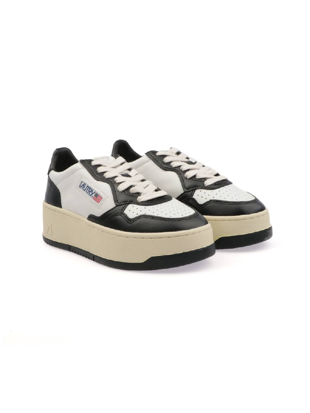 AUTRY Sneakers Donna Platform Low in Pelle In Saldo