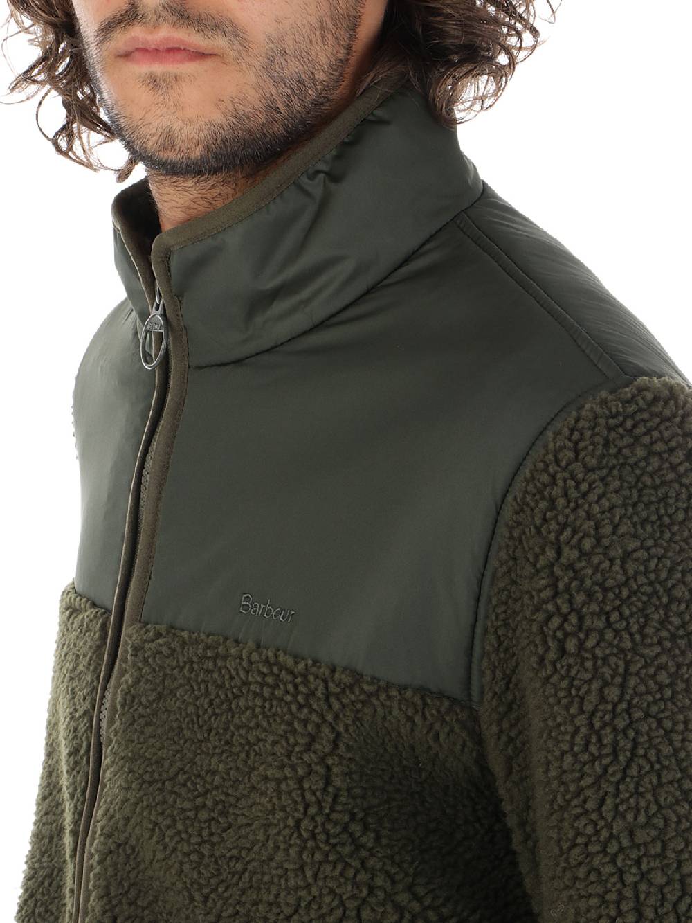 BARBOUR Giacca Uomo in Pile Hobson Vendita Calda