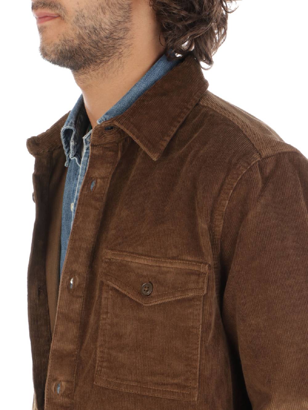 BARBOUR Overshirt Uomo Corduroy Saldi Di Fabbrica