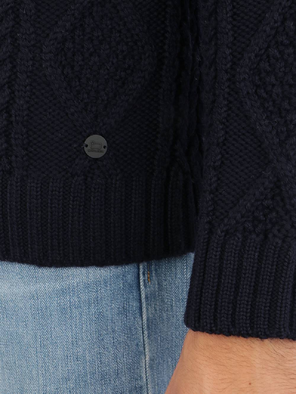 WOOLRICH Pullover Uomo Fair Isle in Lana Qualità