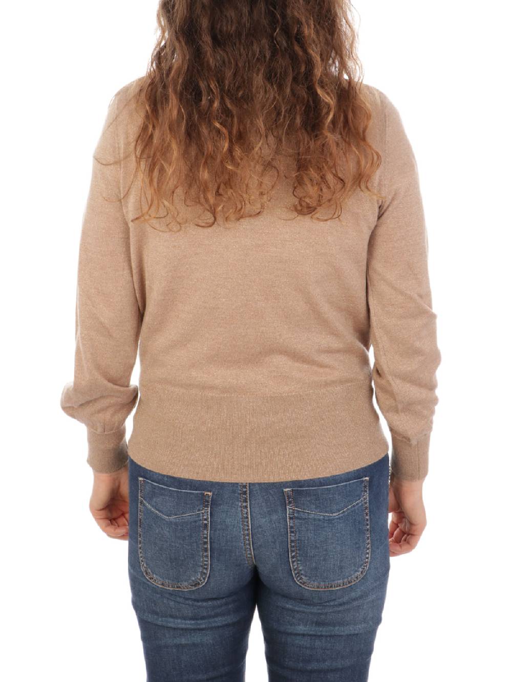 QUILISIA Dolcevita Donna Lurex in Lana Merino Qualità Garantita