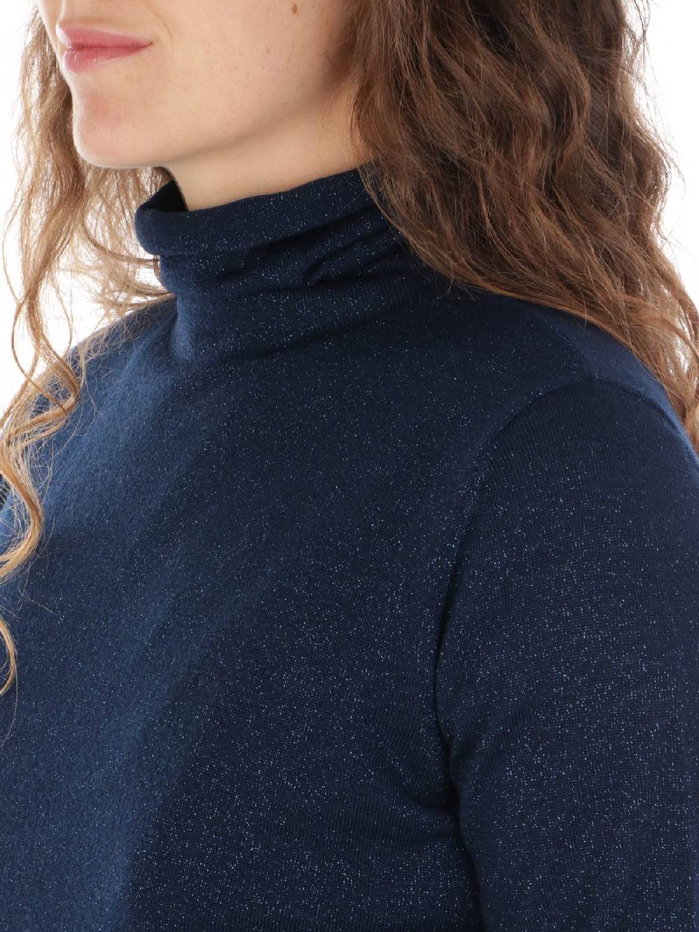 QUILISIA Dolcevita Donna Lurex in Lana Merino Negozi Online