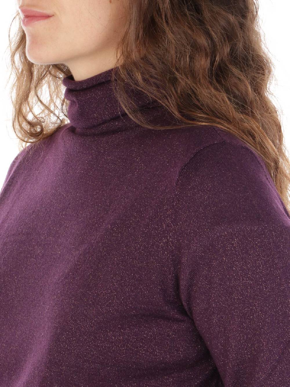 QUILISIA Dolcevita Donna Lurex in Lana Merino Acquista Ora