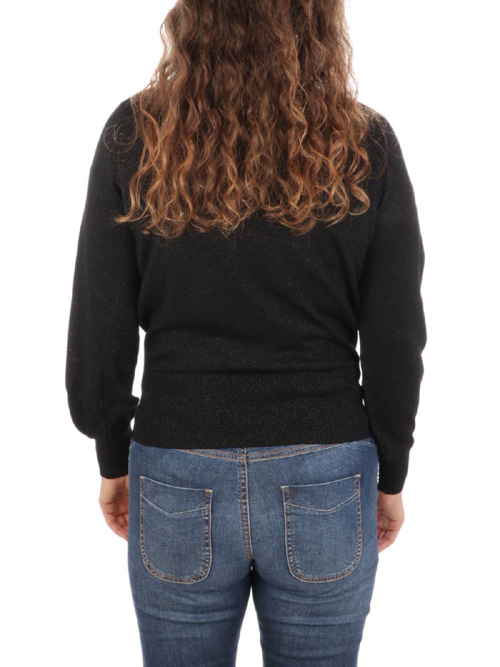 QUILISIA Dolcevita Donna Lurex in Lana Merino Consegna Veloce