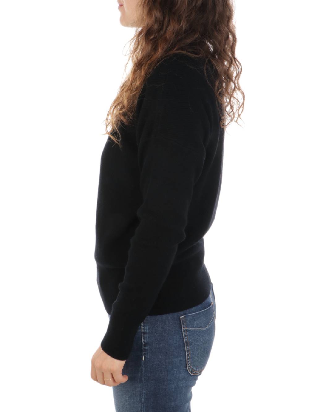 QUILISIA Maglia Donna a Coste in Lana e Cashmere Shopping Online