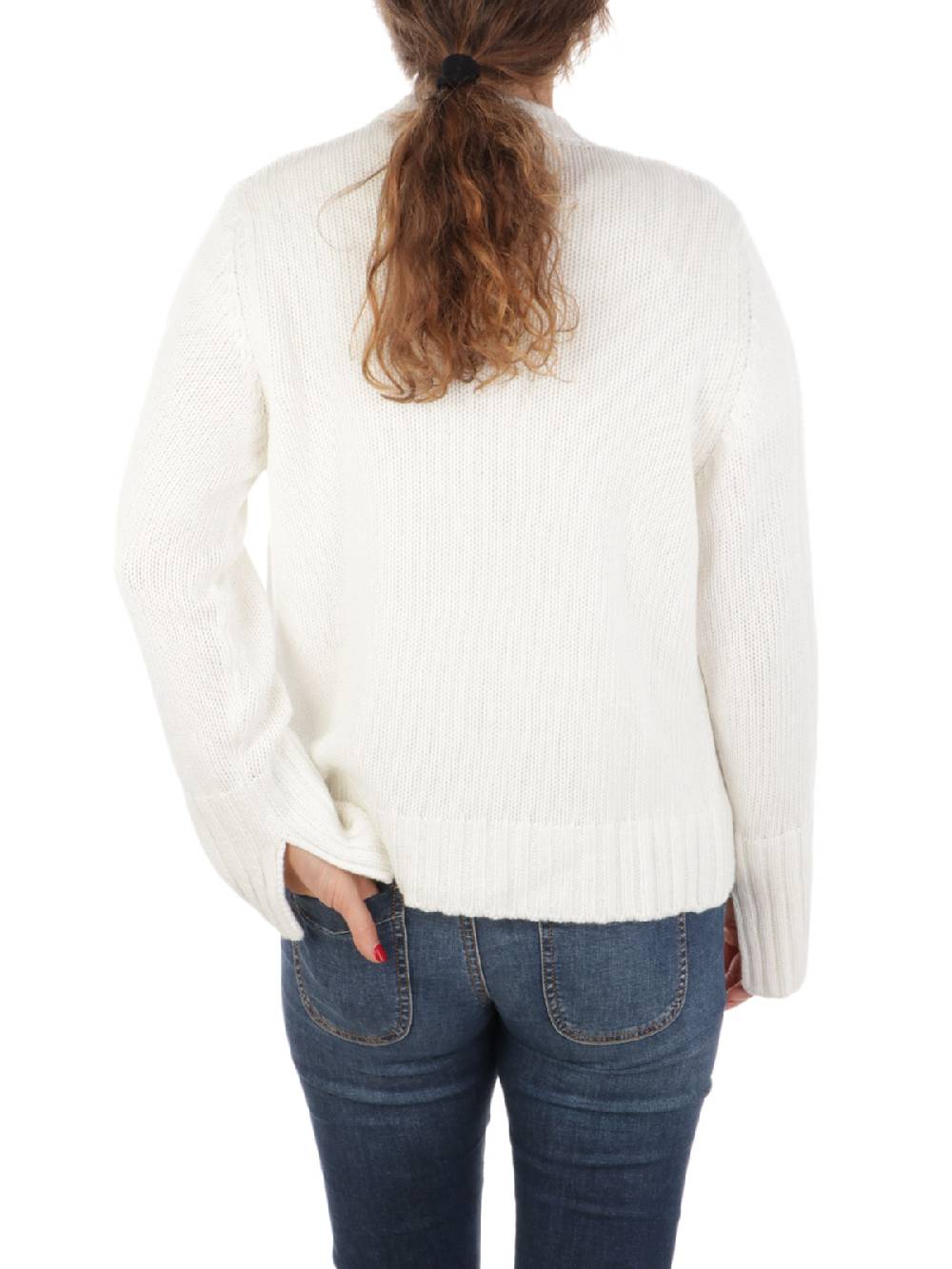 19.61 MILANO Cardigan Donna in Lana e Cashmere Sottocosto