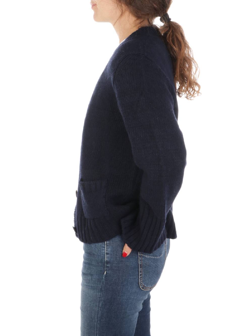 19.61 MILANO Cardigan Donna in Lana e Cashmere Novità