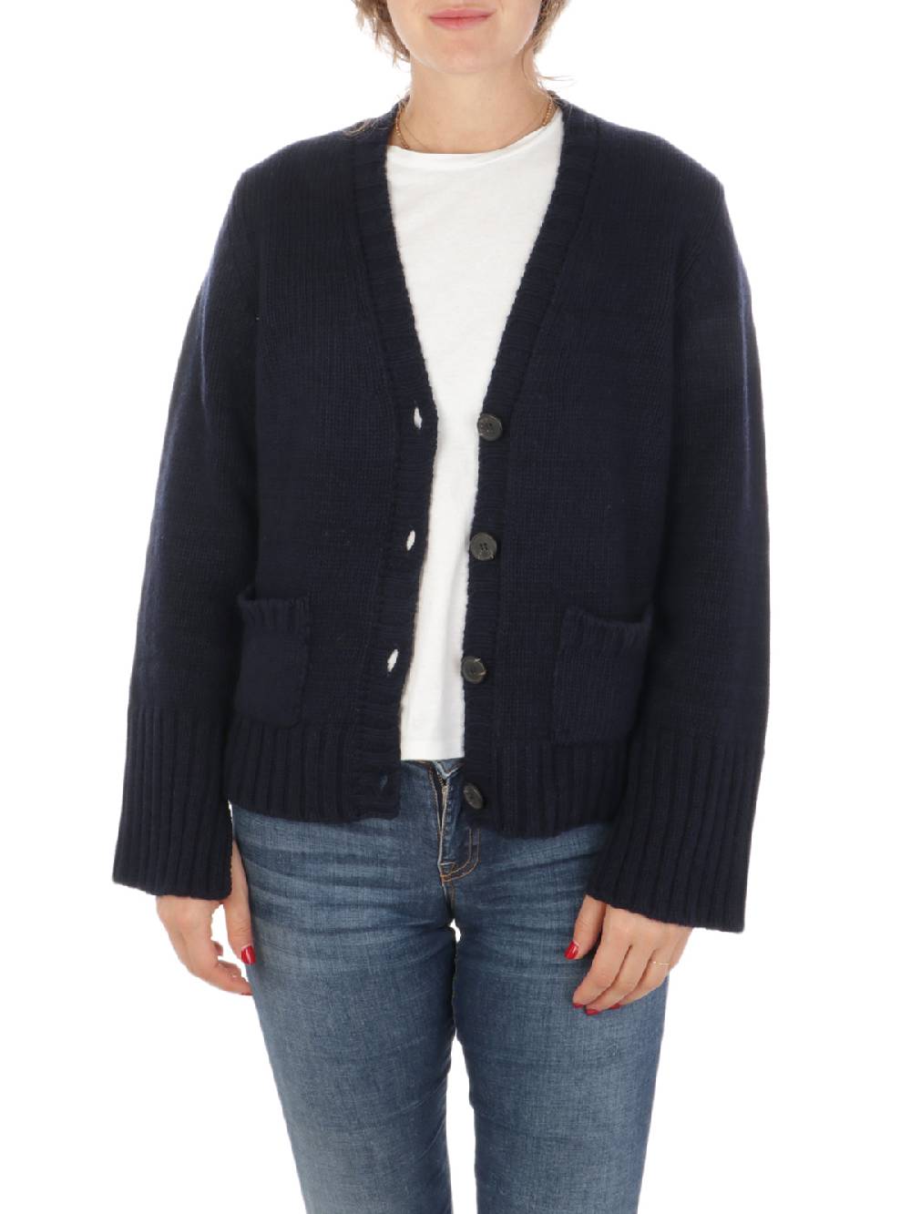 19.61 MILANO Cardigan Donna in Lana e Cashmere Novità