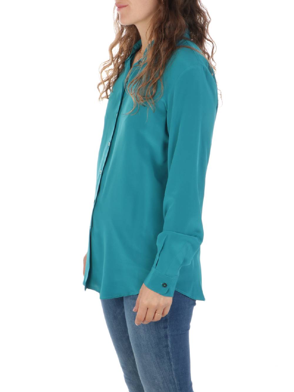 F.IT Camicia Donna in Misto Seta In Saldo
