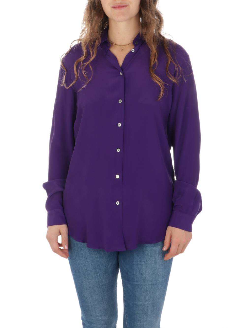 F.IT Camicia Donna in Misto Seta Nuova