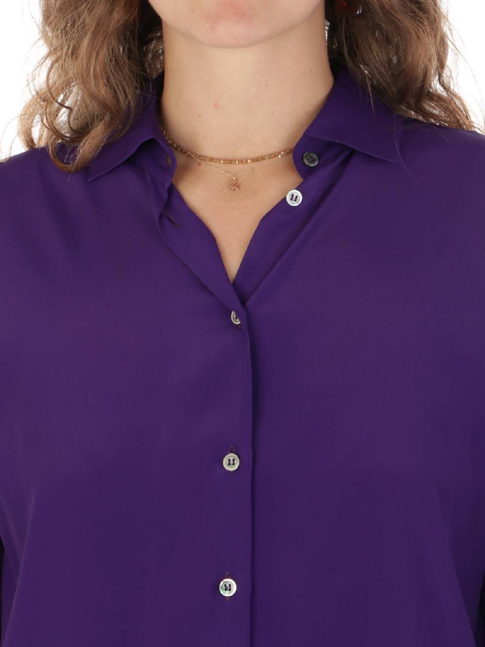 F.IT Camicia Donna in Misto Seta Nuova