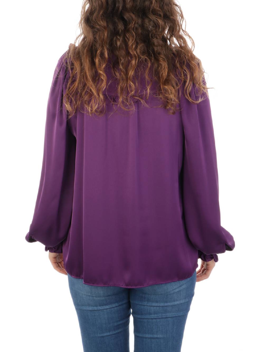 F.IT Camicia Donna con Rouches Moda