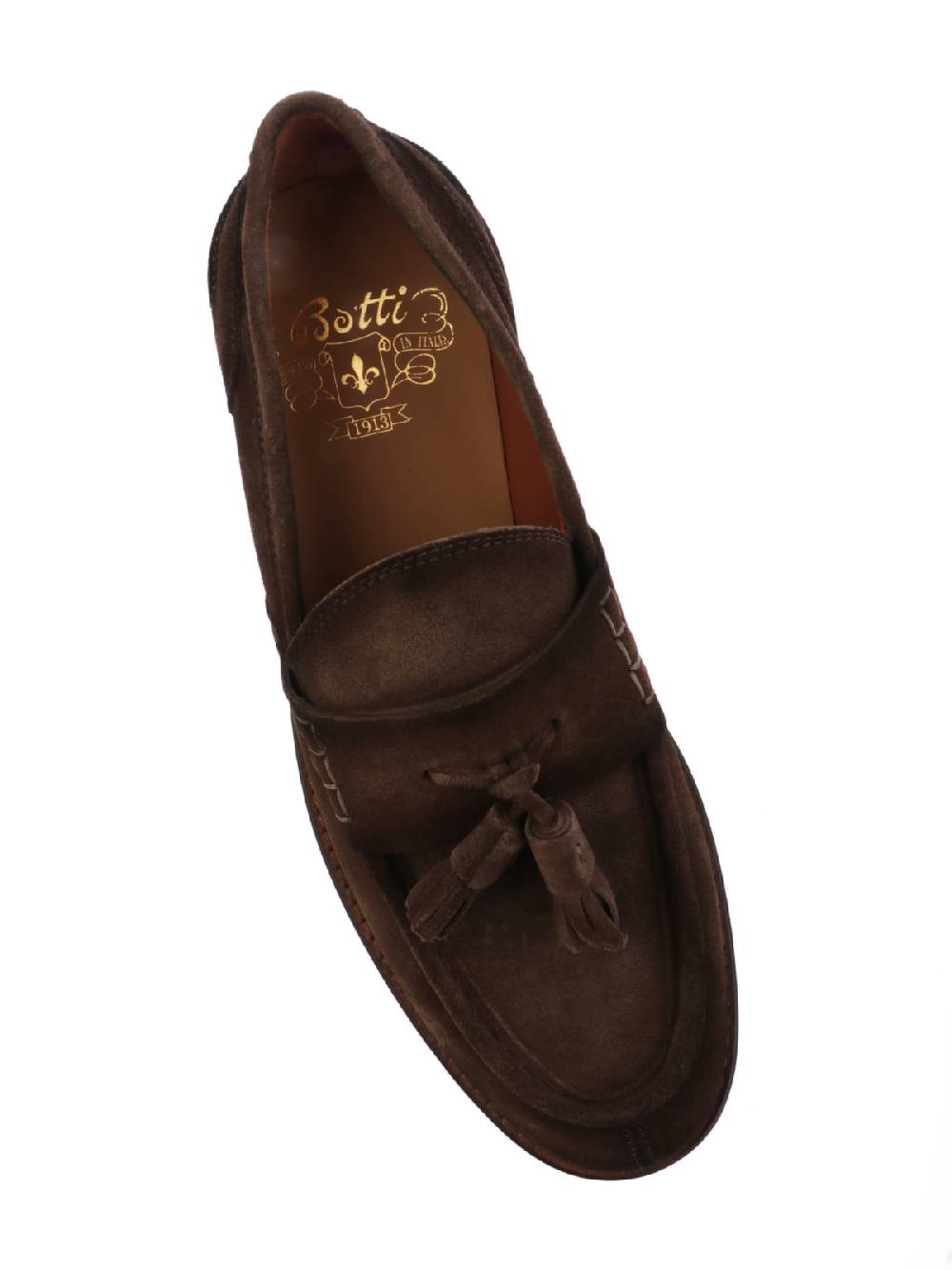 BOTTI Mocassino Uomo in Suede con Nappine 2025