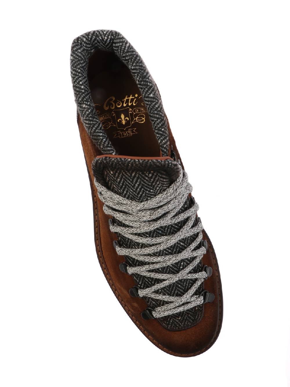 BOTTI Stivaletto Uomo in Suede e Tessuto Italy