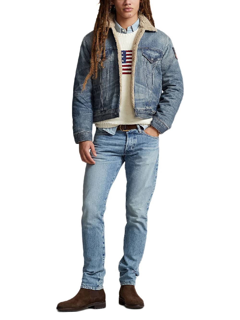 Polo Ralph Lauren Trucker Jacket Spedizione Gratuita