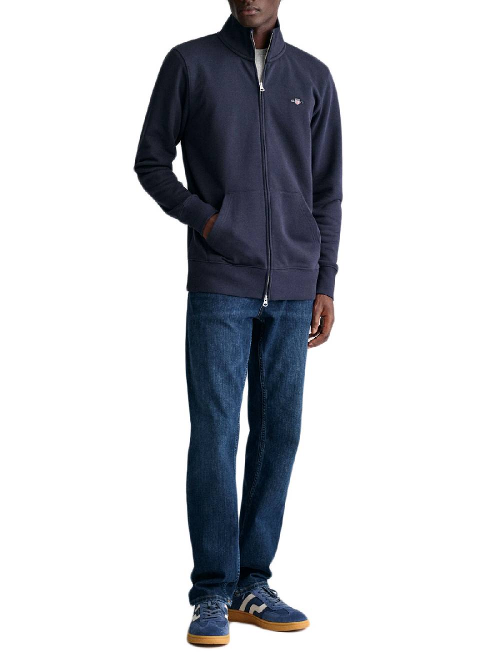 Gant Reg Shield Full Zip Sweat Vendita