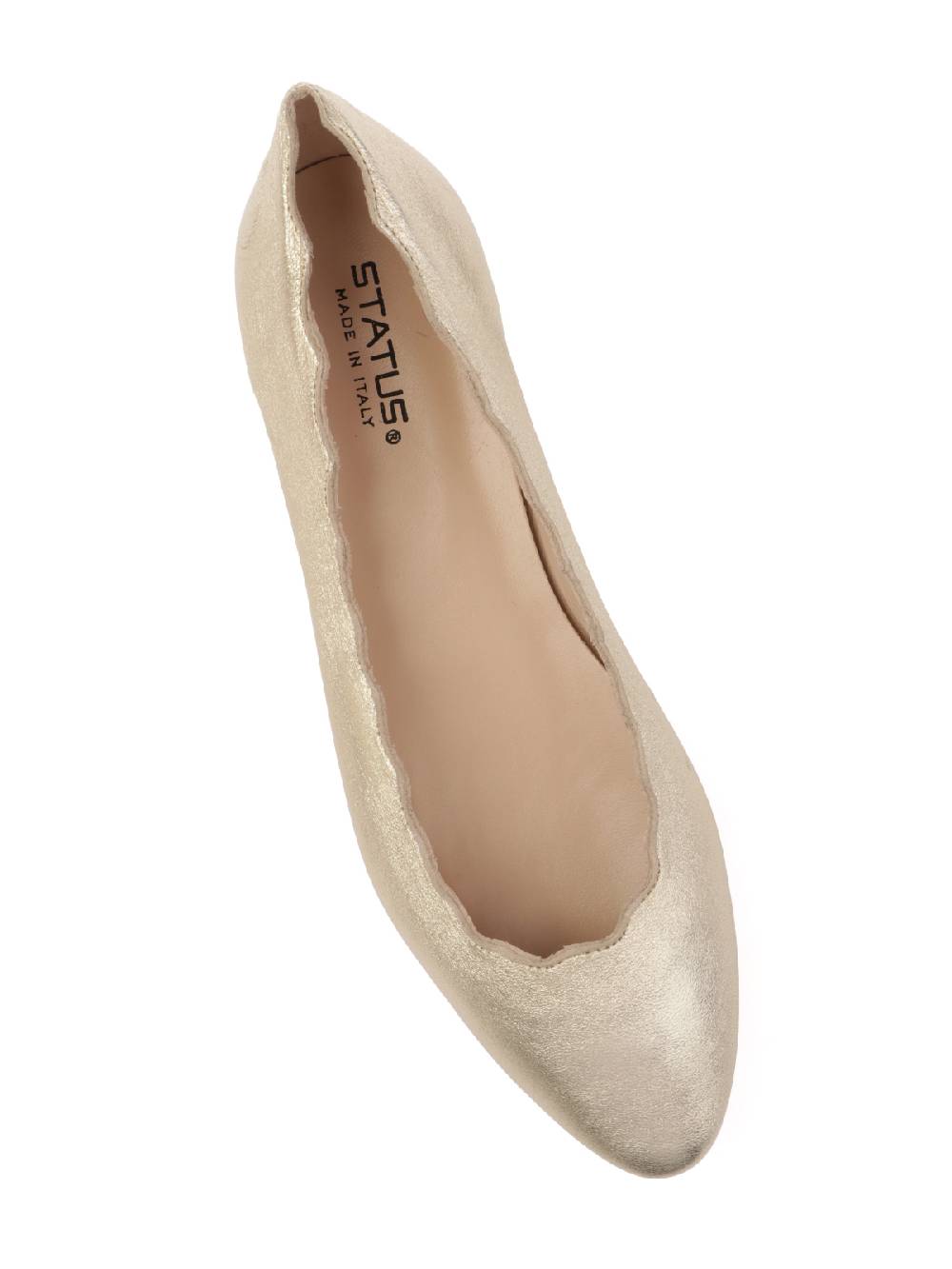 STATUS Ballerina Da Donna In Pelle Vendita Economica