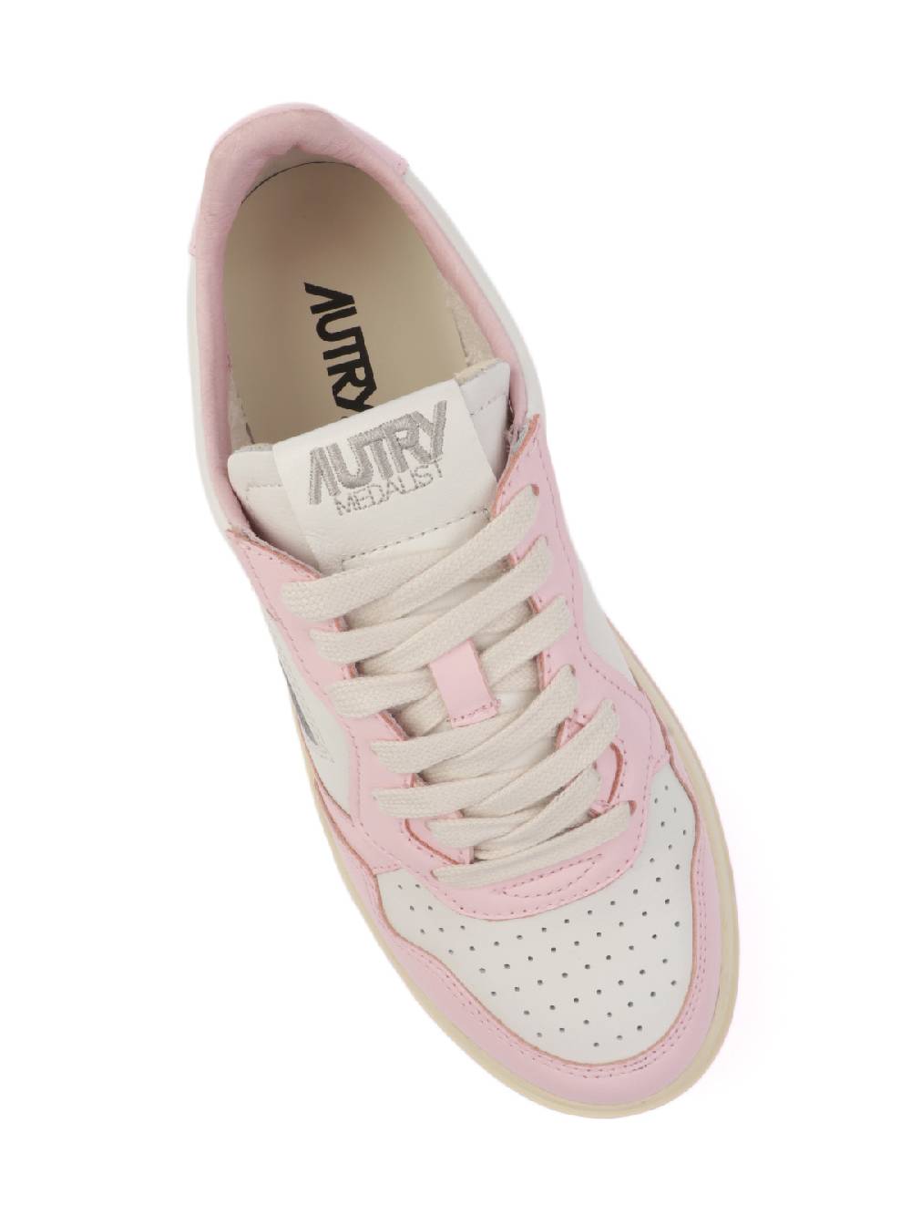 AUTRY Sneakers Donna Medalist Low In Pelle Bicolore Nuova