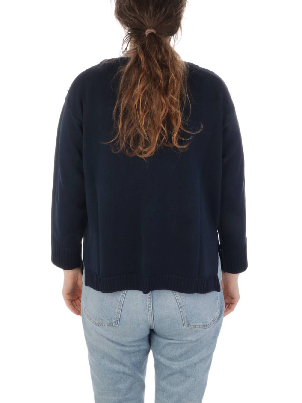 ROSSOPURO Maglia Donna Over In Cotone Spedizione Gratuita