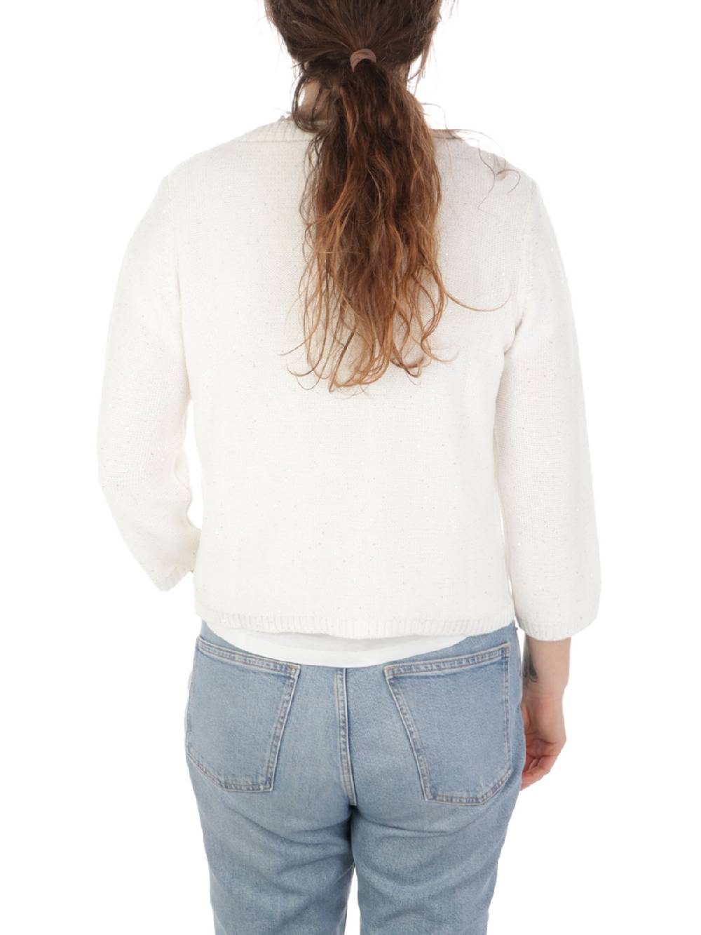 MAIDA MILA Cardigan Donna Con Paillettes Pezzi Unici