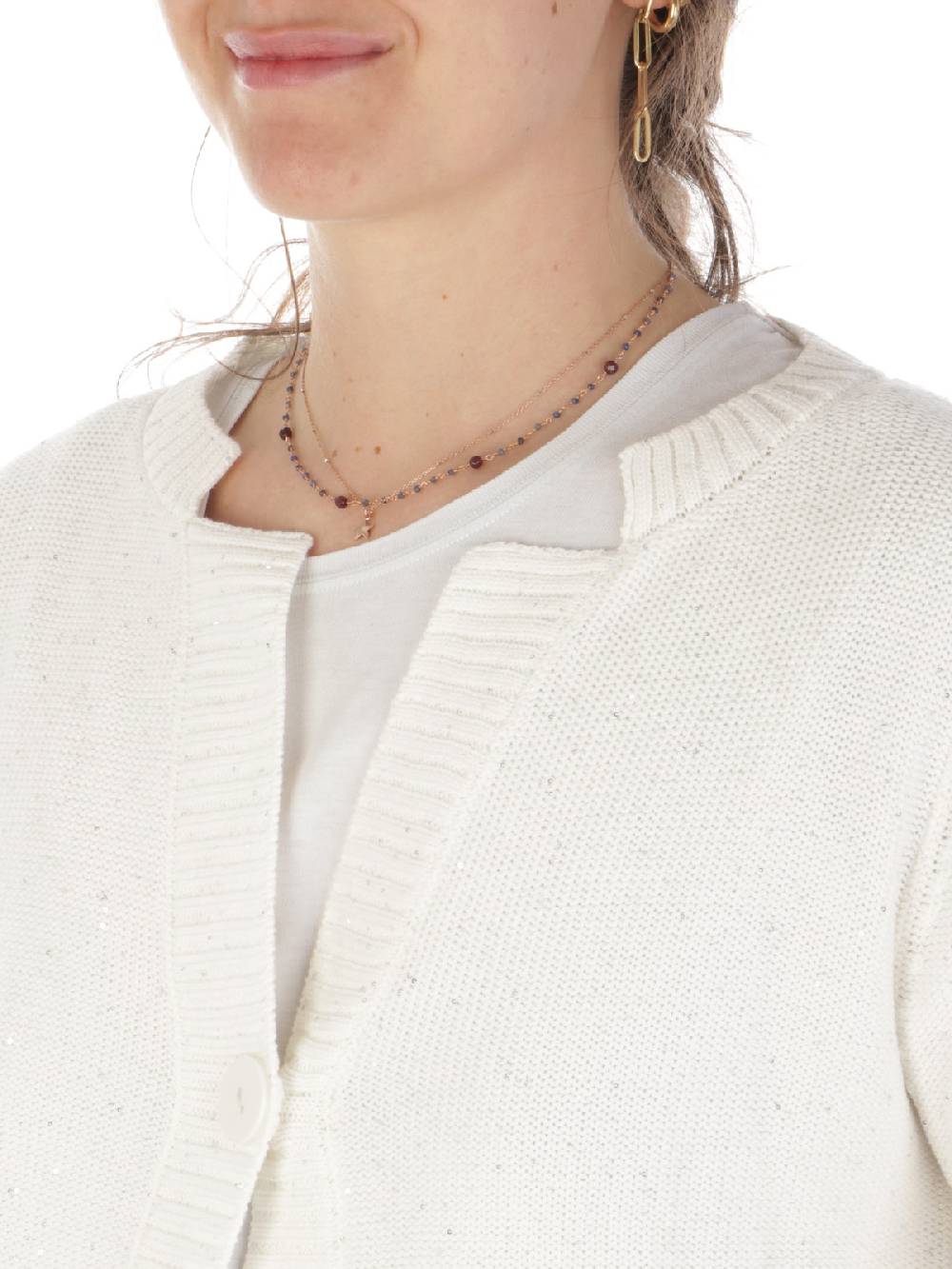 MAIDA MILA Cardigan Donna Con Paillettes Pezzi Unici