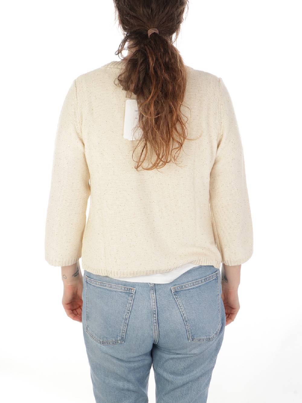MAIDA MILA Cardigan Donna Con Paillettes Soddisfazione Garantita