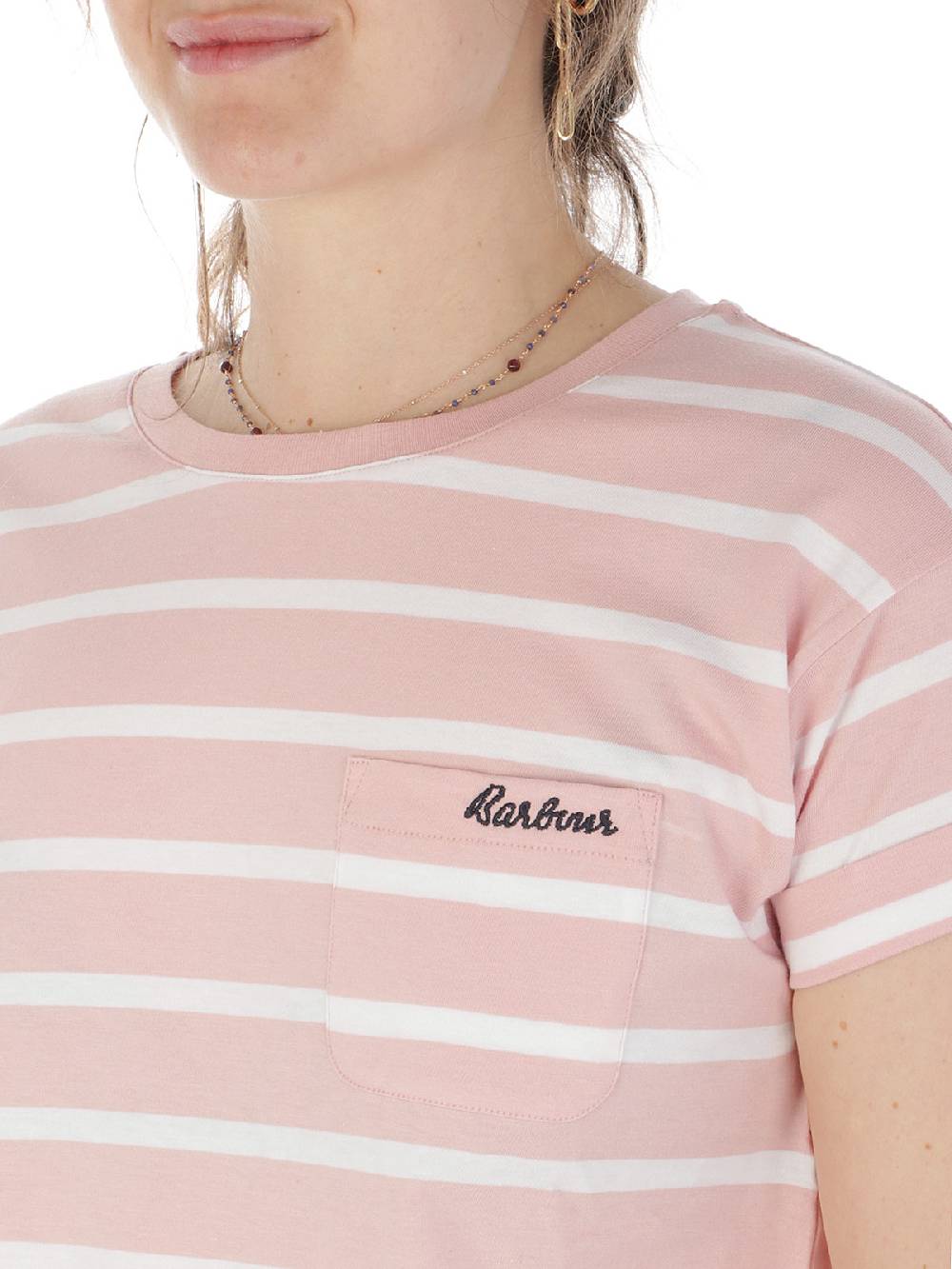 BARBOUR T-shirt Donna Otterburn Stripe Acquista Ora