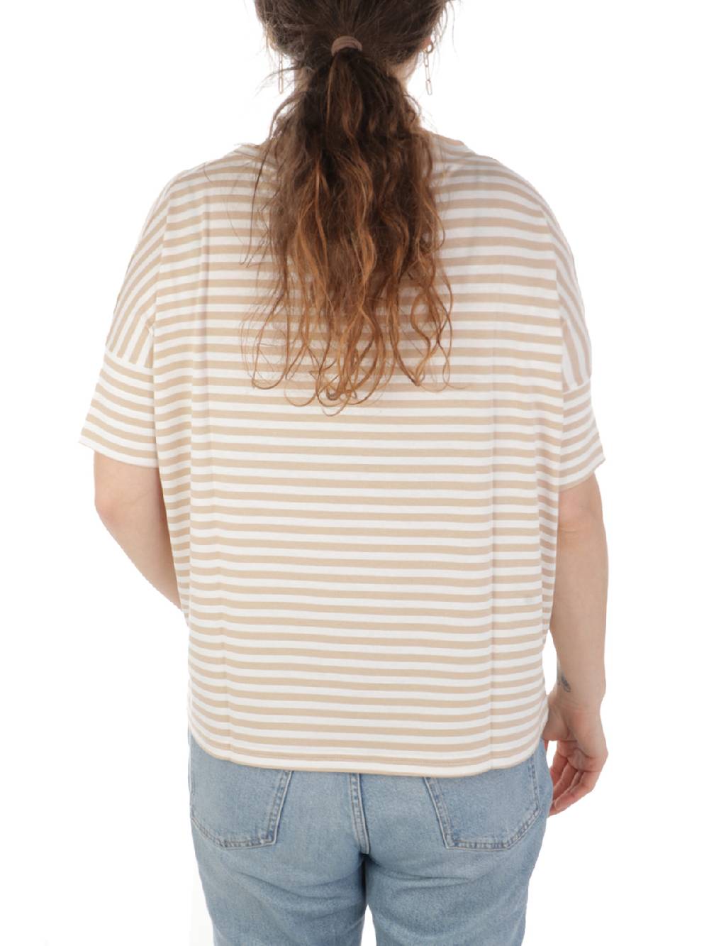 MAIDA MILA Blusa Ampia Donna Rigata In Viscosa Affare Del Giorno