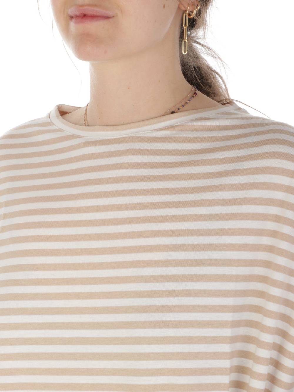 MAIDA MILA Blusa Ampia Donna Rigata In Viscosa Affare Del Giorno