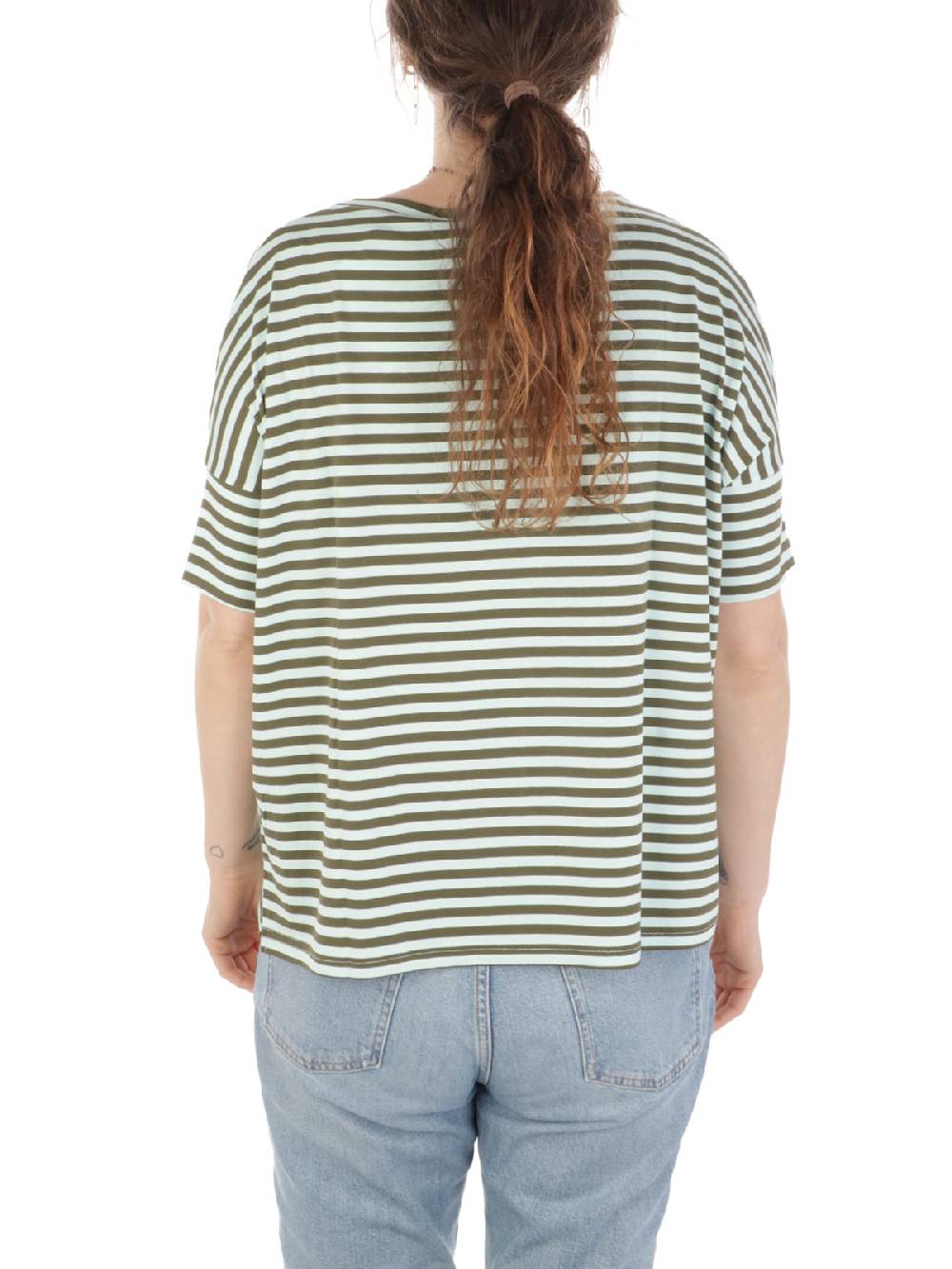 MAIDA MILA Blusa Ampia Donna Rigata In Viscosa Prezzo Ridotto