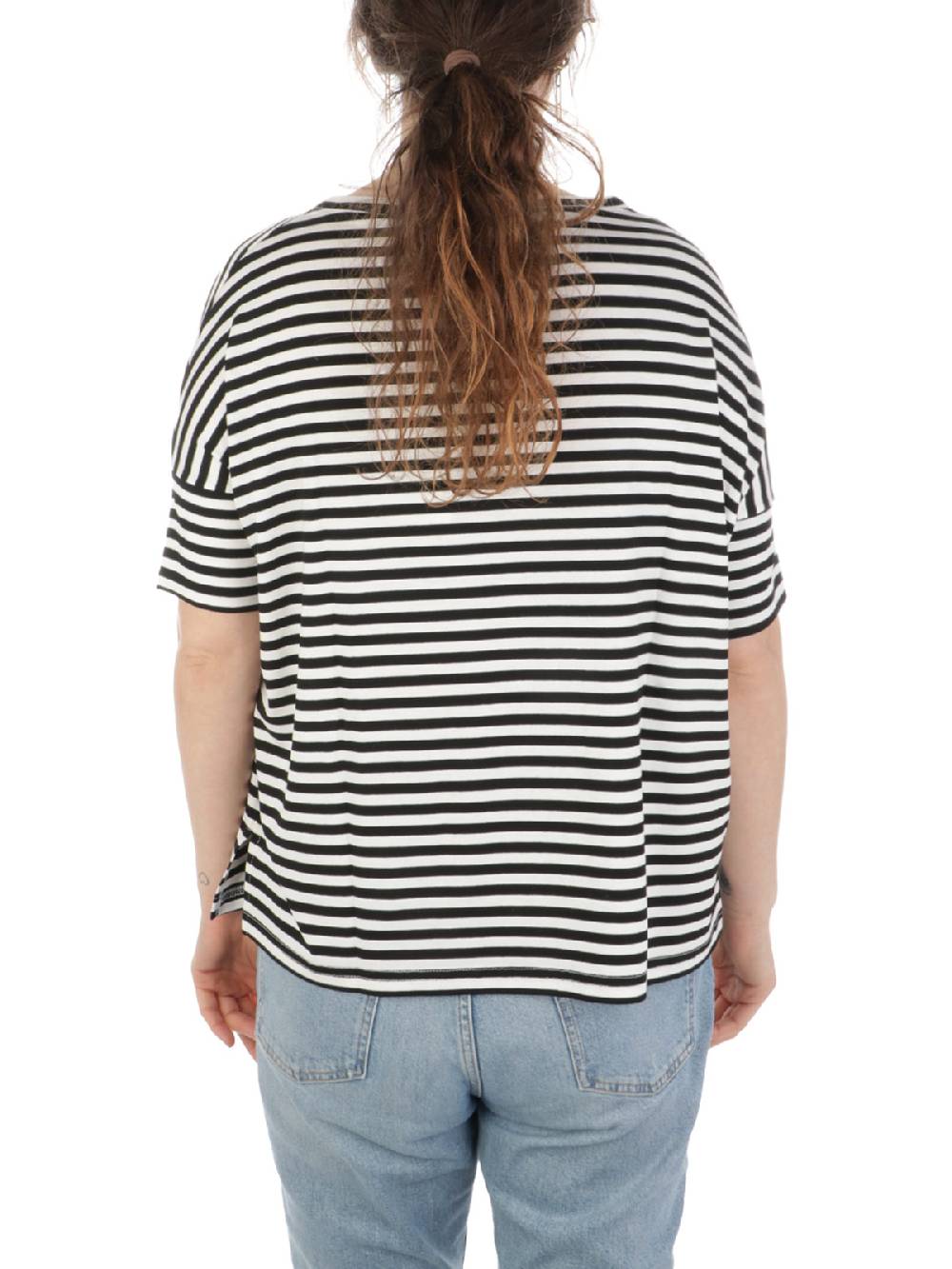 MAIDA MILA Blusa Ampia Donna Rigata In Viscosa Convenienza
