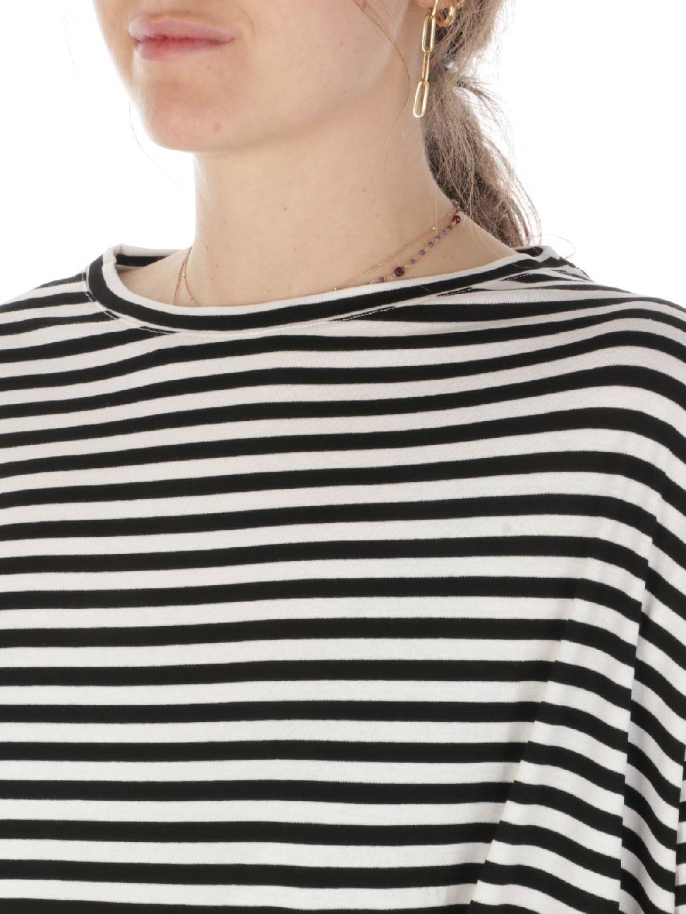 MAIDA MILA Blusa Ampia Donna Rigata In Viscosa Convenienza