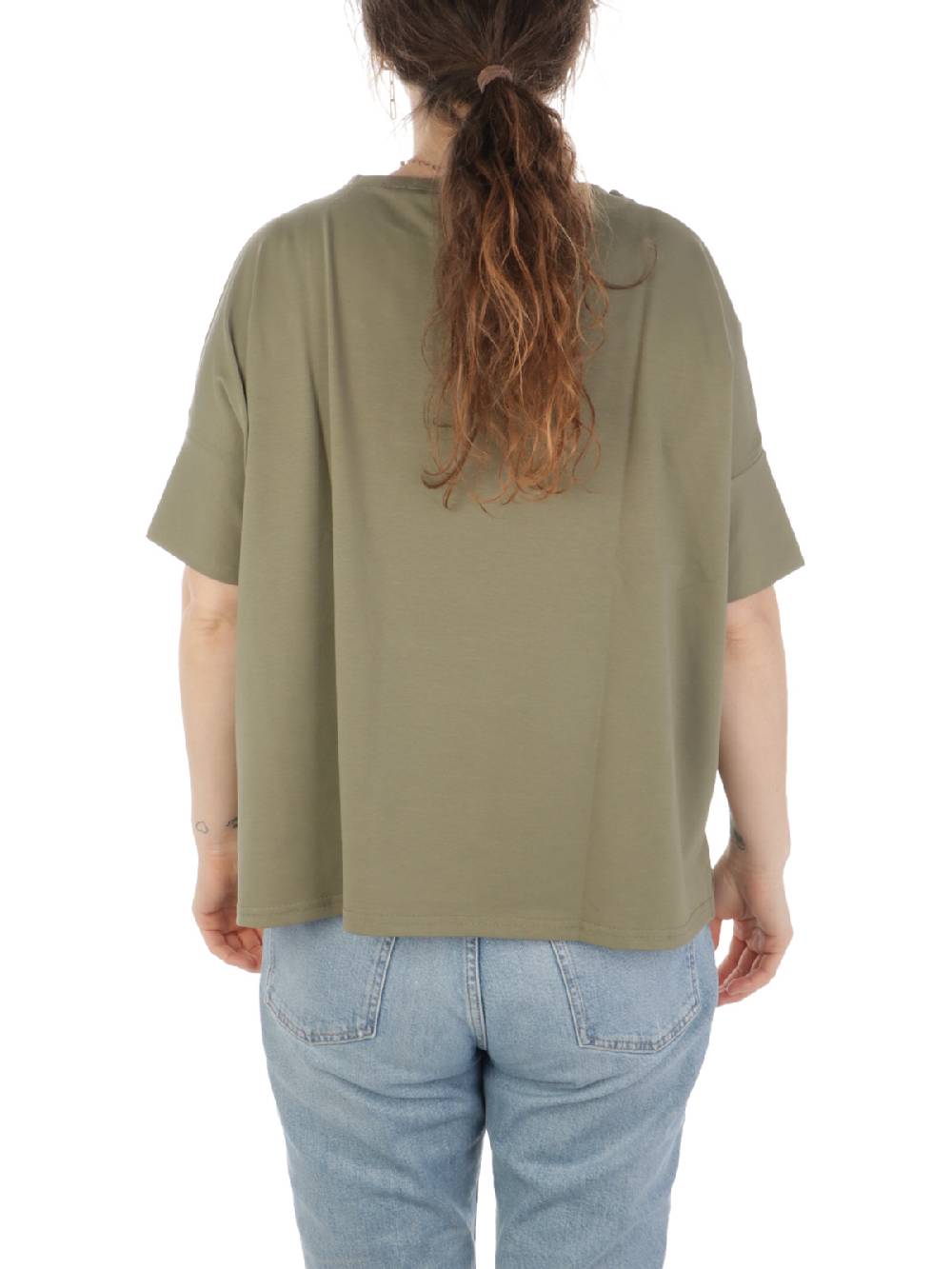 MAIDA MILA Blusa Ampia Donna In Cotone Stretch Novità