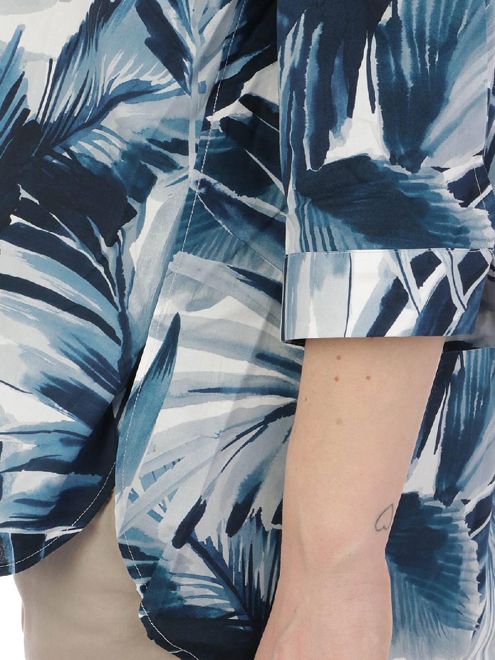 CALIBAN Camicia Donna A Fiori Stretch 2025