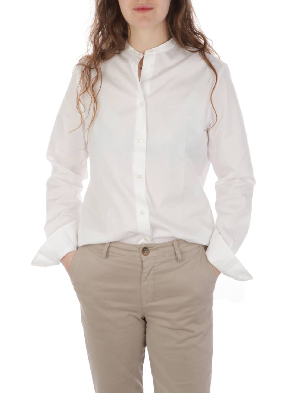 ASPESI Camicia Donna Coreana In Cotone Qualità Garantita