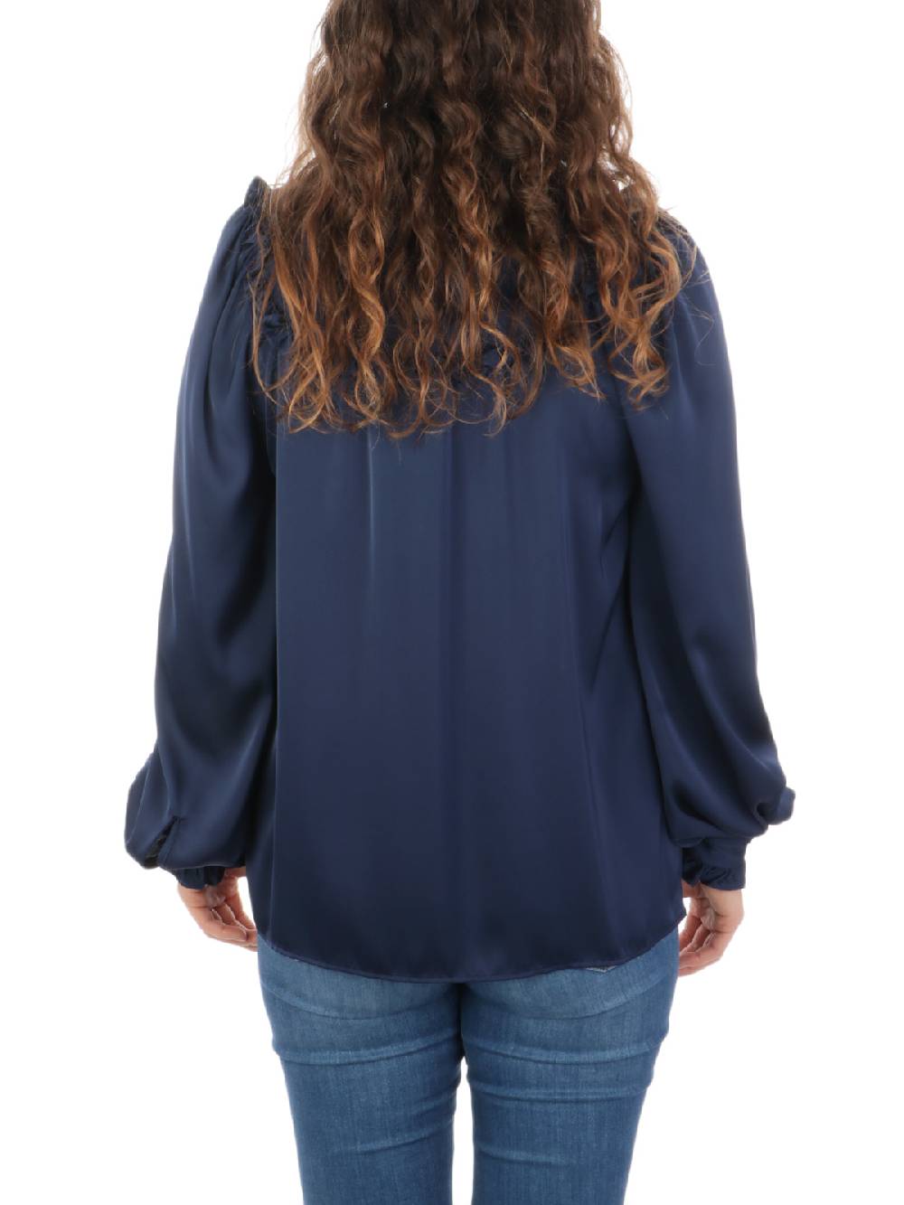 F.IT Camicia Donna con Rouches Negozi Online