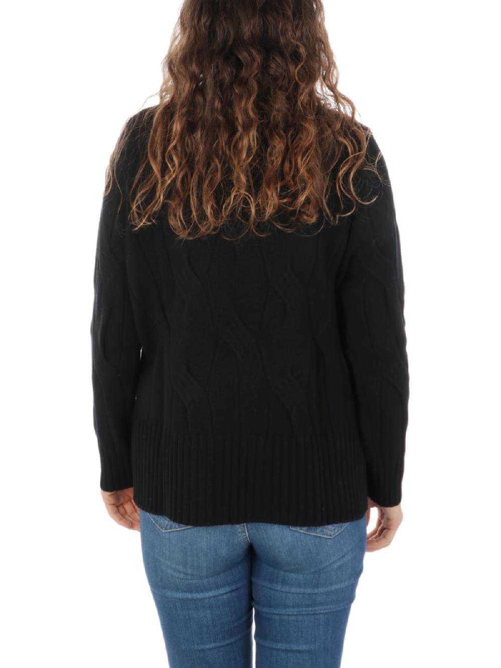KANGRA Maglia Donna in Lana e Cashmere a Treccia Acquista Ora