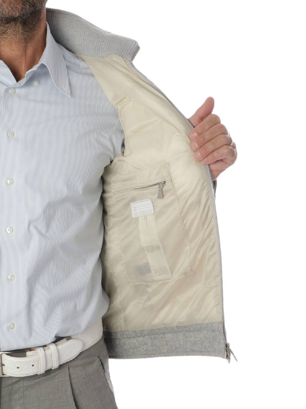 ELEVENTY Giubbotto Uomo in Seta e Cashmere Prezzo Ridotto