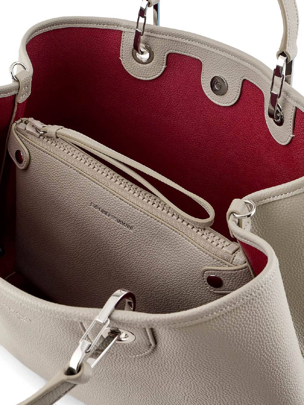 EMPORIO ARMANI Shopper Donna Stampa Cervo Sfoderata Economico