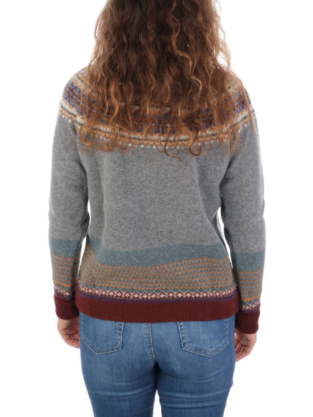 ERIBE' Pullover Donna Alpine in Lana Vendita Calda