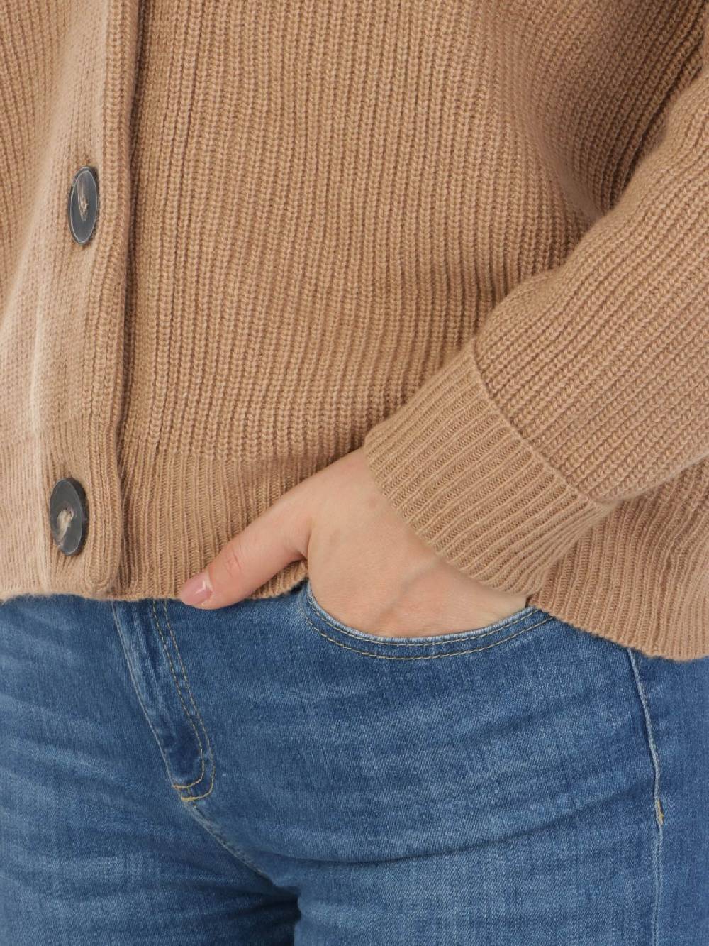 MIA Cardigan Donna in Lana e Cashmere Moda
