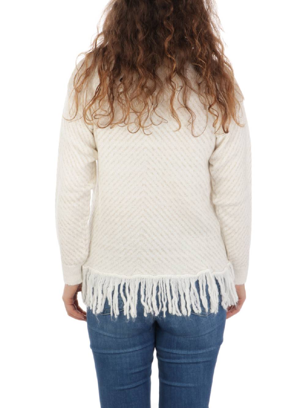GIOROGA Dolcevita Donna Spigato con Frange Promozione