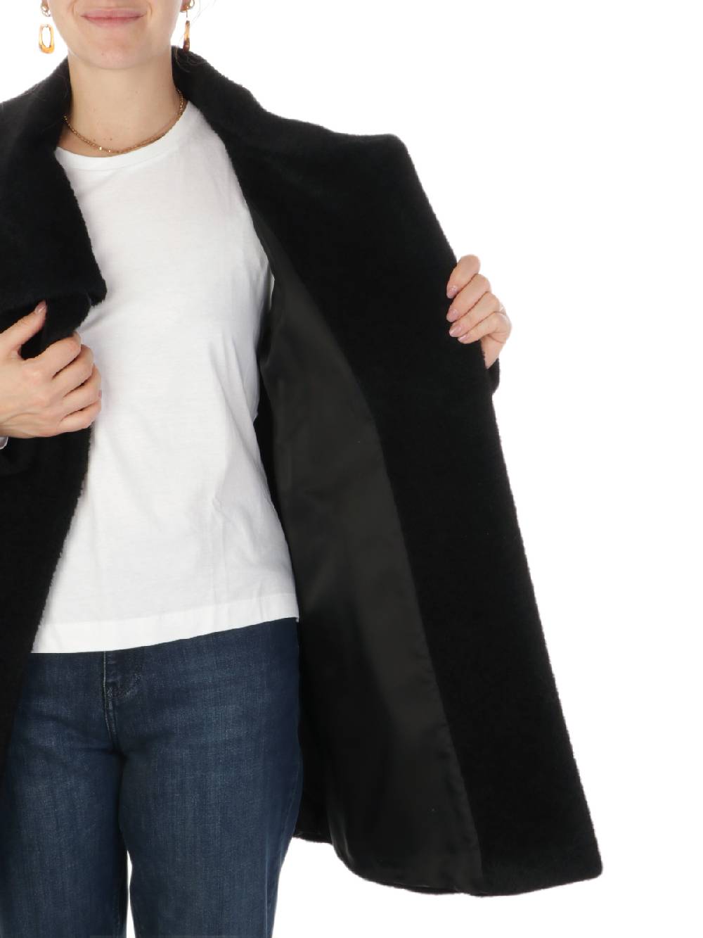 CINZIA ROCCA Cappotto Donna in Lana e Alpaca Shopping Online