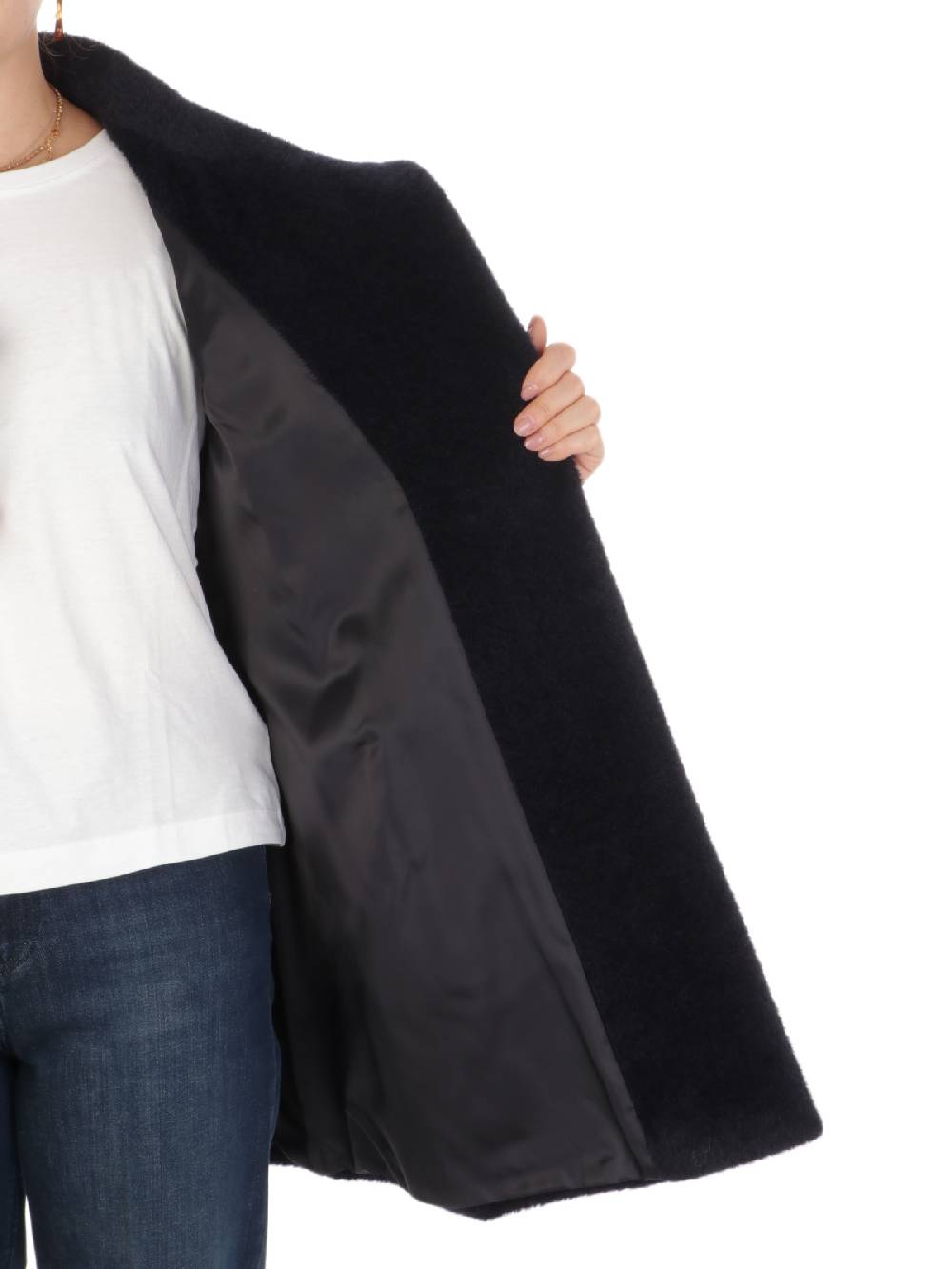 CINZIA ROCCA Cappotto Donna in Lana e Alpaca Affare Del Giorno