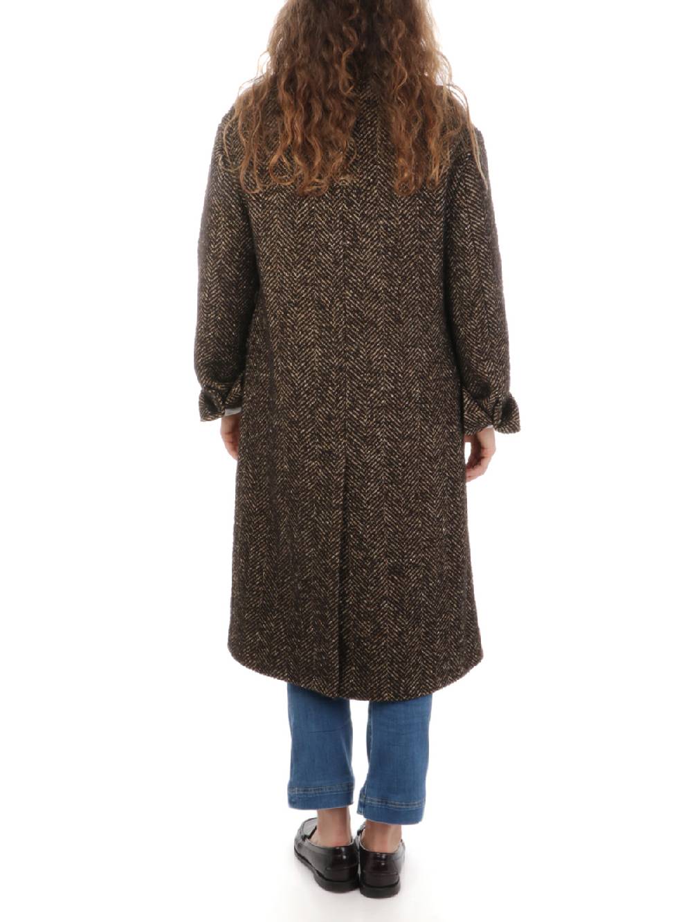 KILTIE Cappotto Donna Darrin Spigato Sottocosto
