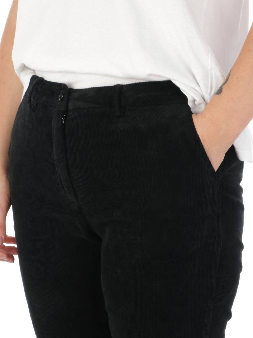 BRIGLIA 1949 Pantaloni Donna Roller in Velluto Presa